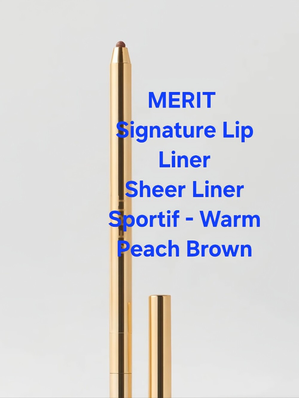 Merit Signature Lip liner SPORTIF/warm Peach Brown. BNIB